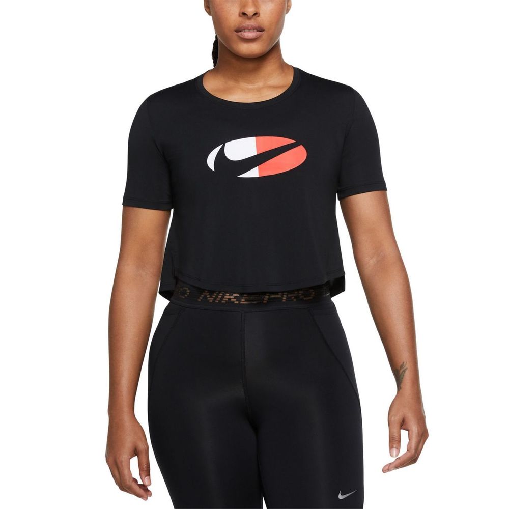 Nike Womens Activewear Dri fit Logo Cropped Top Size 3X